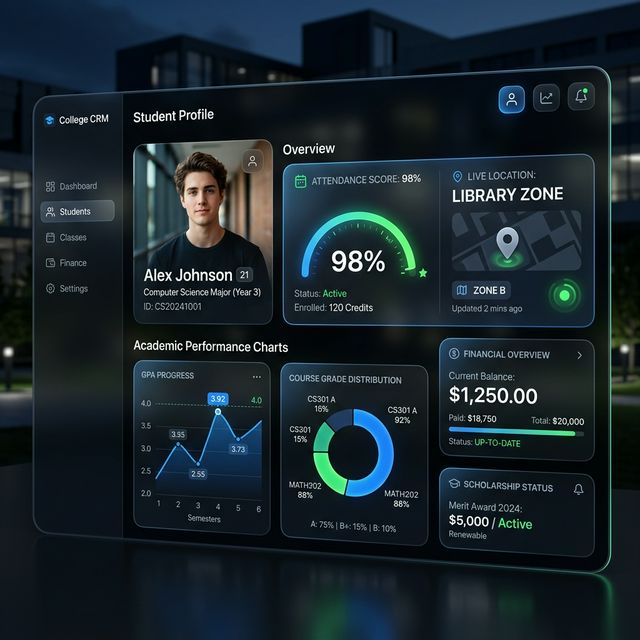 College CRM Dashboard